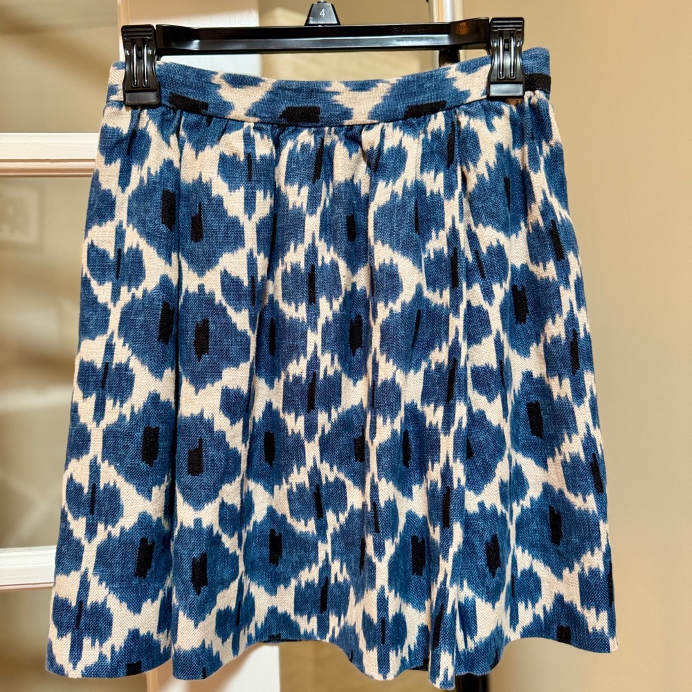 Michael Kors Thick Linen Midi Skirt